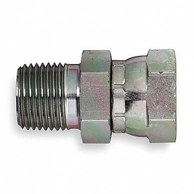 Industrial Pipe Adapter: 1/8-27 Female Thread, 1/8-27 Male Thread, MNPT x FNPSM